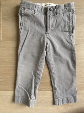 Crewcuts Light Gray Kids Chino Pants